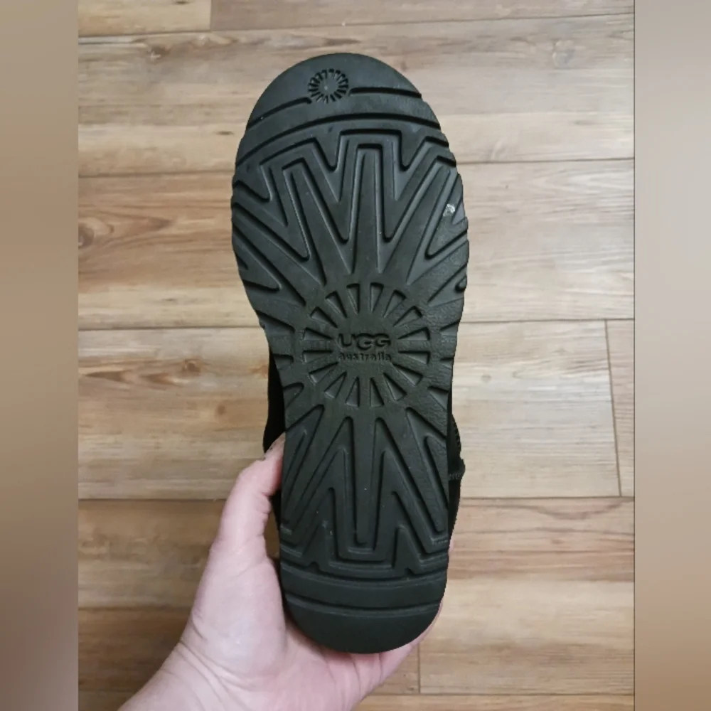 UGG Black Lo Pro Button Suede Boots - Picture 11 of 14